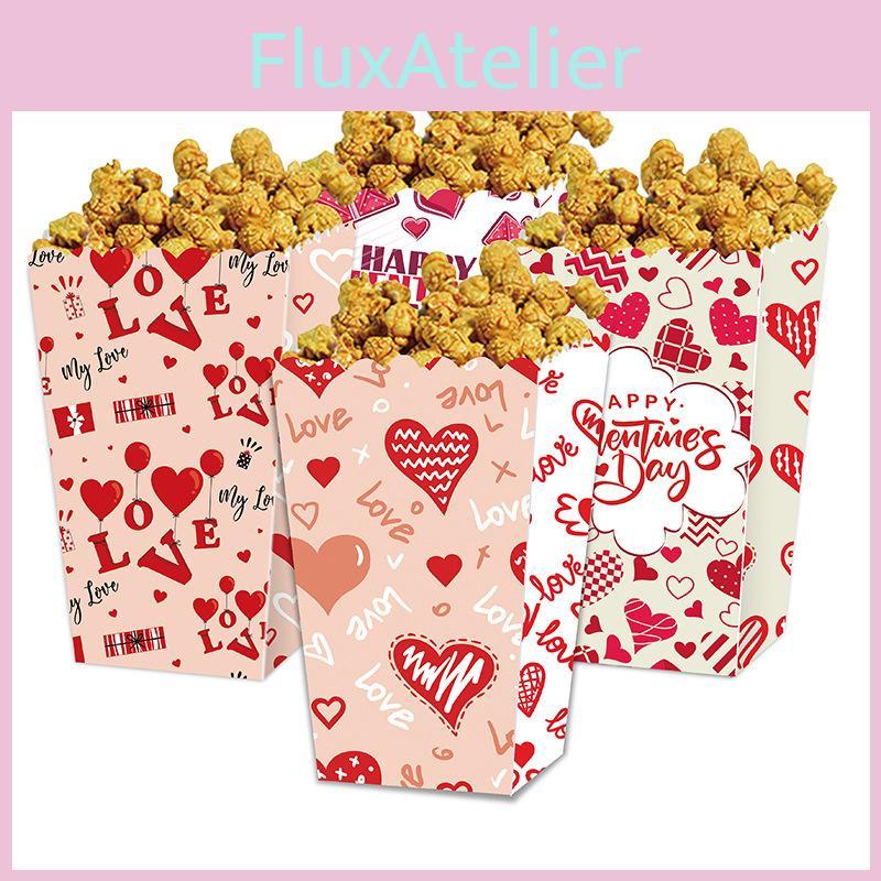 Valentines Day Love You Seasonal Paper Food Container With Cartoon Style For Valentines Day Festivities