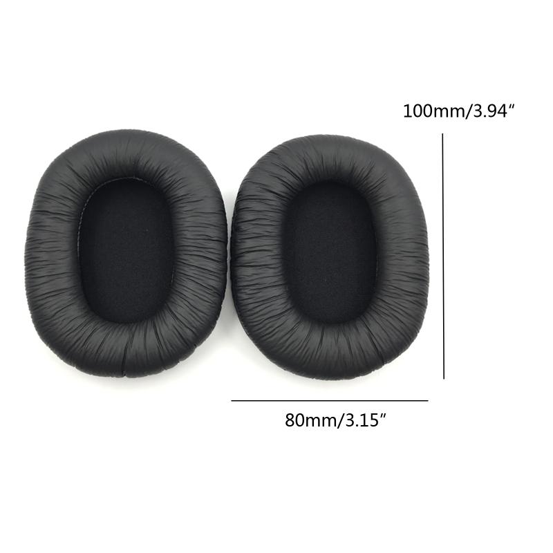 Leather Cloth Earpads for MDR-7506 7510 7520 CD900ST Earphone Memory Foam Earcups Breathable Ear Cushions