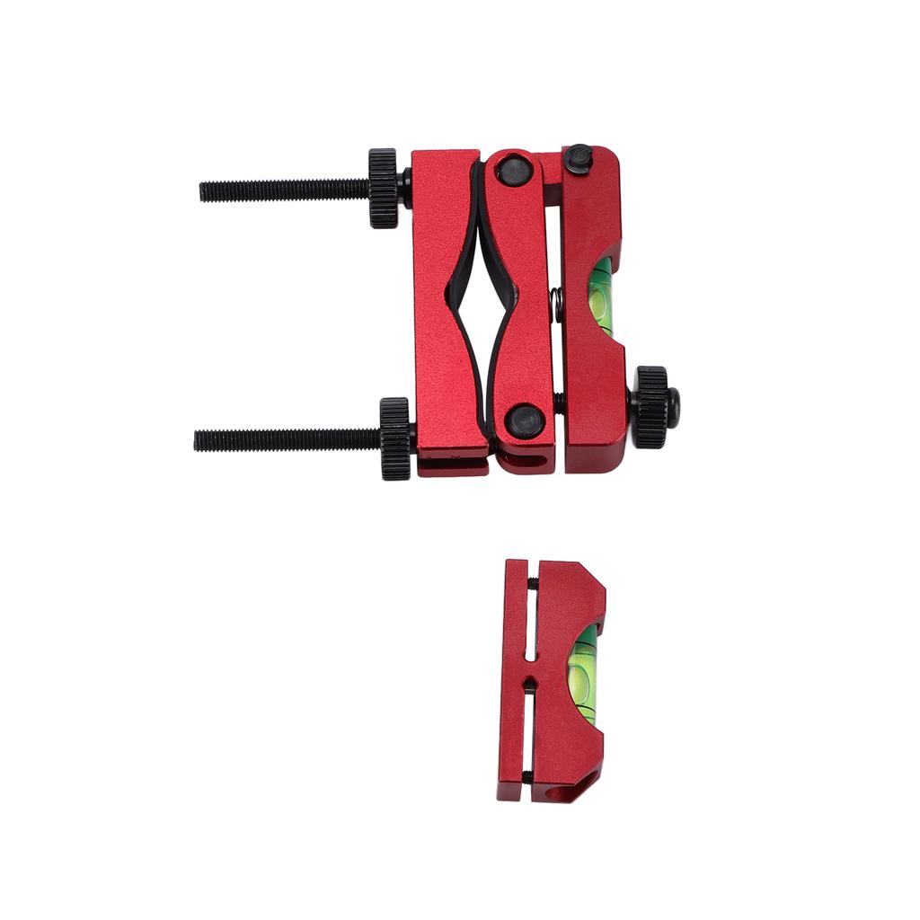 Reticle Leveling System Universal Aluminium Alloy Scope Alignment Level Tool for CarsRed