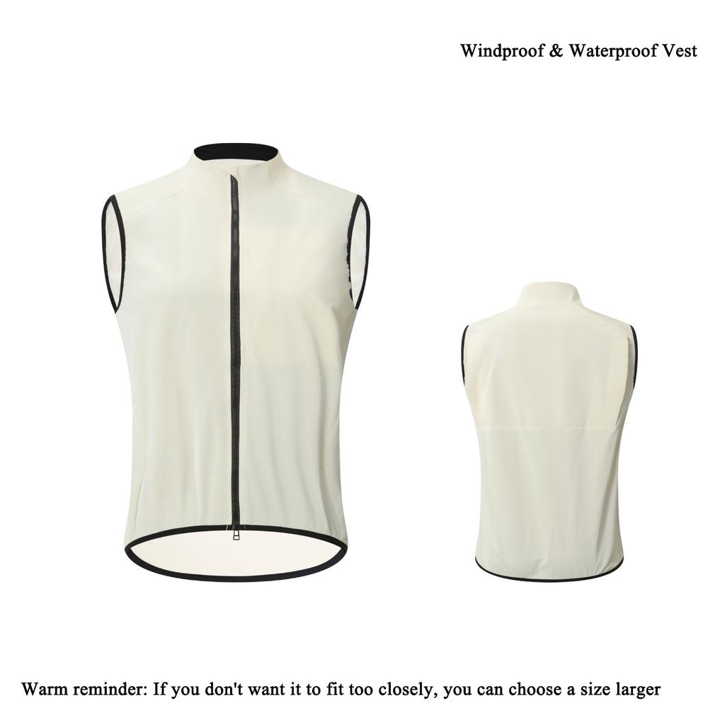 New Arrival Lightweight Cycling Vest Portable Road Bike Zip Jacket for Men Women Windproof Waterproof Running Waistcoat ODM
