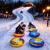 Colorful and Fashionable Inflatable PVC Foldable Winter Ski Ring Suitable for Snow Drifting/outdoor Leisure Family Activities