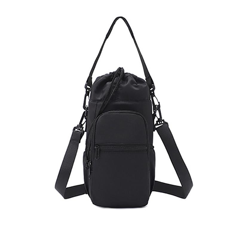 Stilvoller 2-in-1 Wasserflaschenhalter für Radfahren, Wandern, Wasserdichte isolierte Tasse, Handytasche mit verstellbarem Riemen