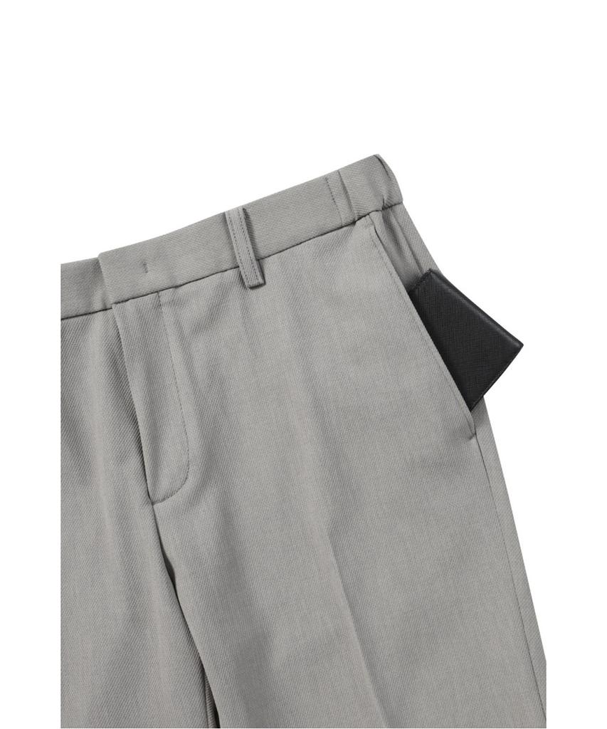 BRENTWOOD [Easy Suit] Washable Solid Twill Setup Pants Brpnm26414Gyl