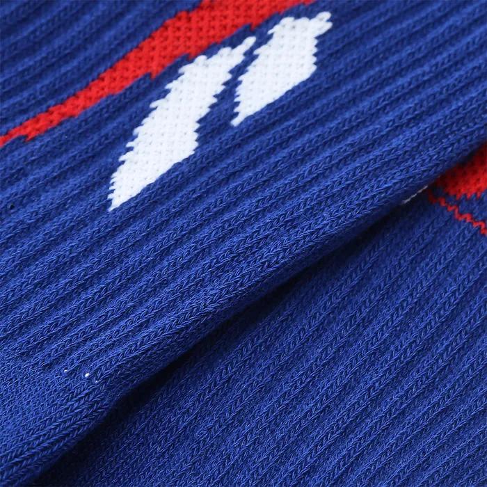 Sports Graphic Long Socks - Blue
