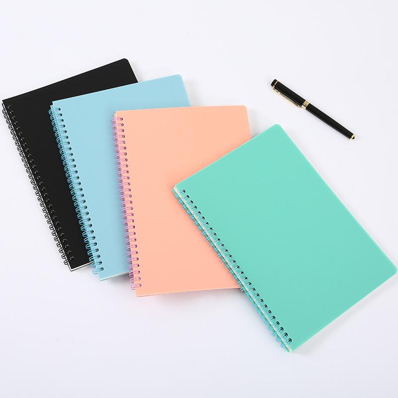 Retro Morandi A5 Spiral Notebook - Loose-Leaf Student Homework Notebook