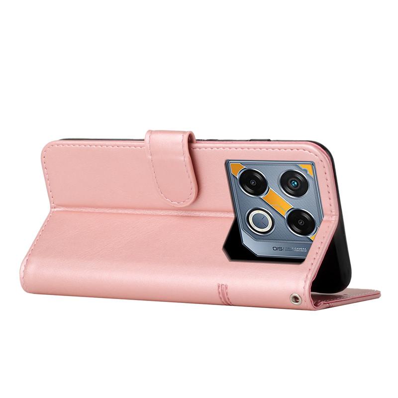 Leather Flip Case On For Infinix GT 20 Pro Note 40X Zero 20 30 40 5G Smart 9 8 6 Plus 5 Magnetic Cases Stand Wallet Phone Cover