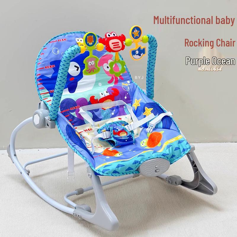 Multi-functional Newborn Rocking Chair with Music & Vibration - Perfect Calming Cradle & Toy for First Birthday