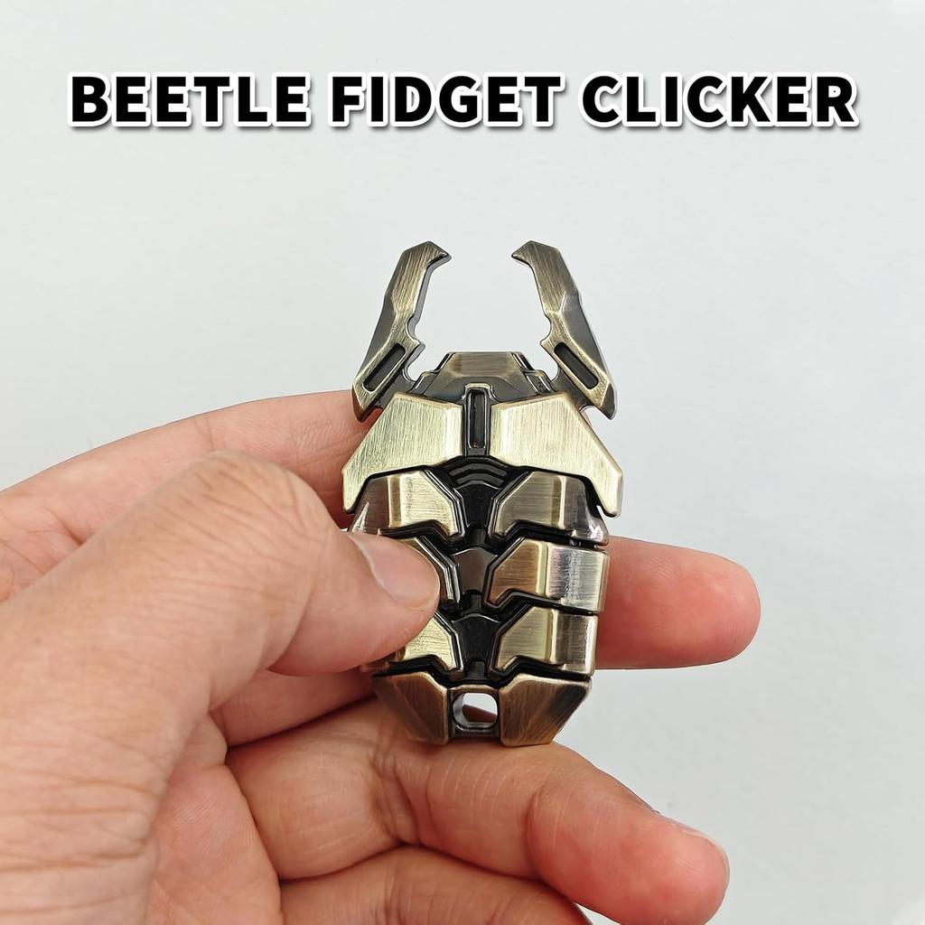 Beetle Shaped EDC Stress Relief Toy Convenient Pressure Relief Anxiety Relief Gift Creative Bug Opener Toy for Stress Management