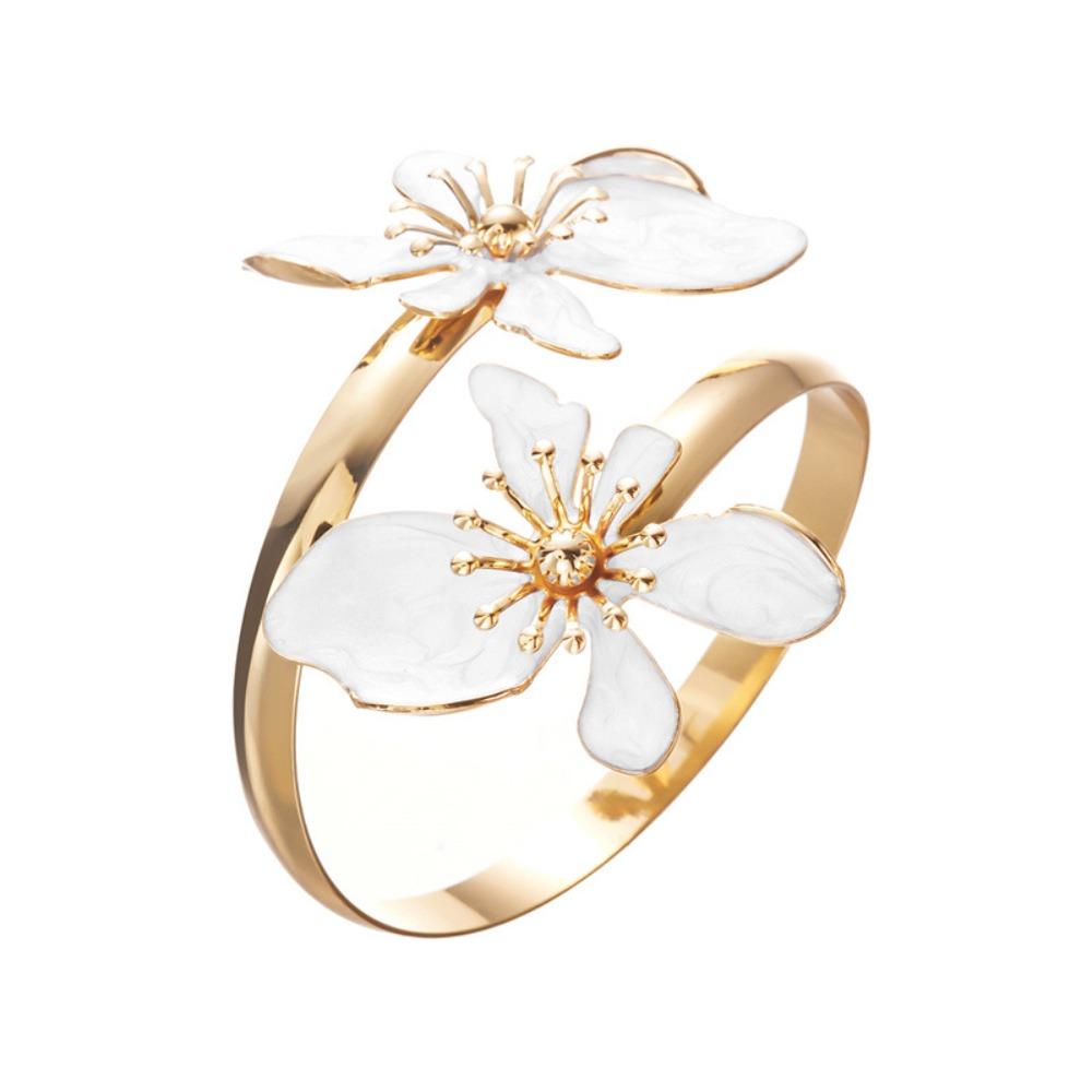 

Luxurious Style Open Bracelet Exaggerated Design Oil-Dripping Bracelet Vacation Style