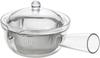 Akebono Sangyo Stainless Steel Mesh Made In Horizontal Transparent Design for Easy Tea Easy To Stainless Steel Clear Teapot 260ml Teapot, Kyusu-style,