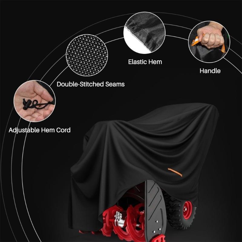 Snow Blower Dust Cold Resistant Cloth Protective Cover With 3 Size