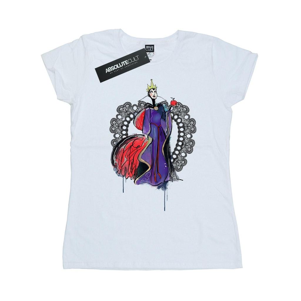 Disney Womens/Ladies Villains Maleficent Sketch Cotton T-Shirt
