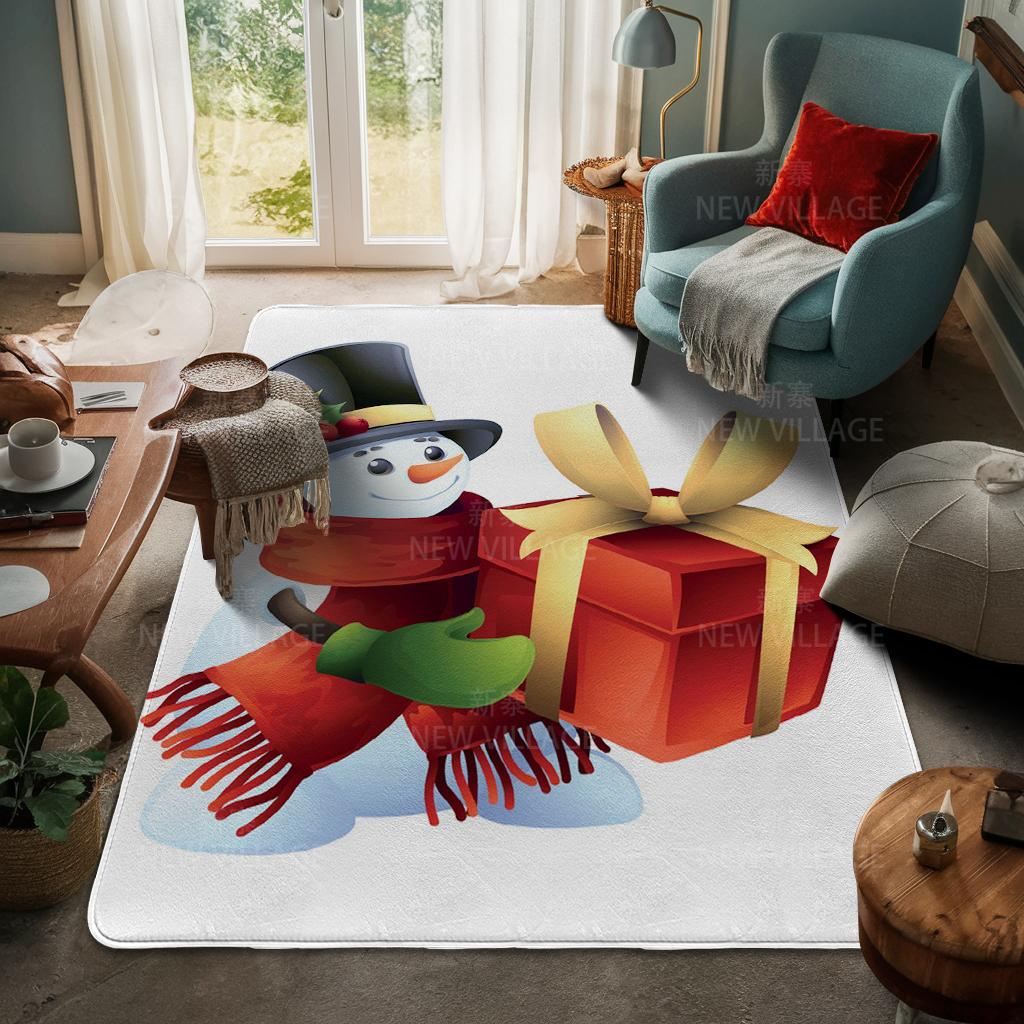 Koberec ke vchodu do domu Rohožka ke dveřím do domu Obývací pokoj Vana Koupelna Protiskluzové koberce s absorpcí vody vana Veselé Vánoce zima