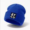 Unisex Warm Golf Hat, Knitted Beanie With Ear Flaps For Men And Women, Four Colors: Red, Green, Black, White, Plush Lined Fishin