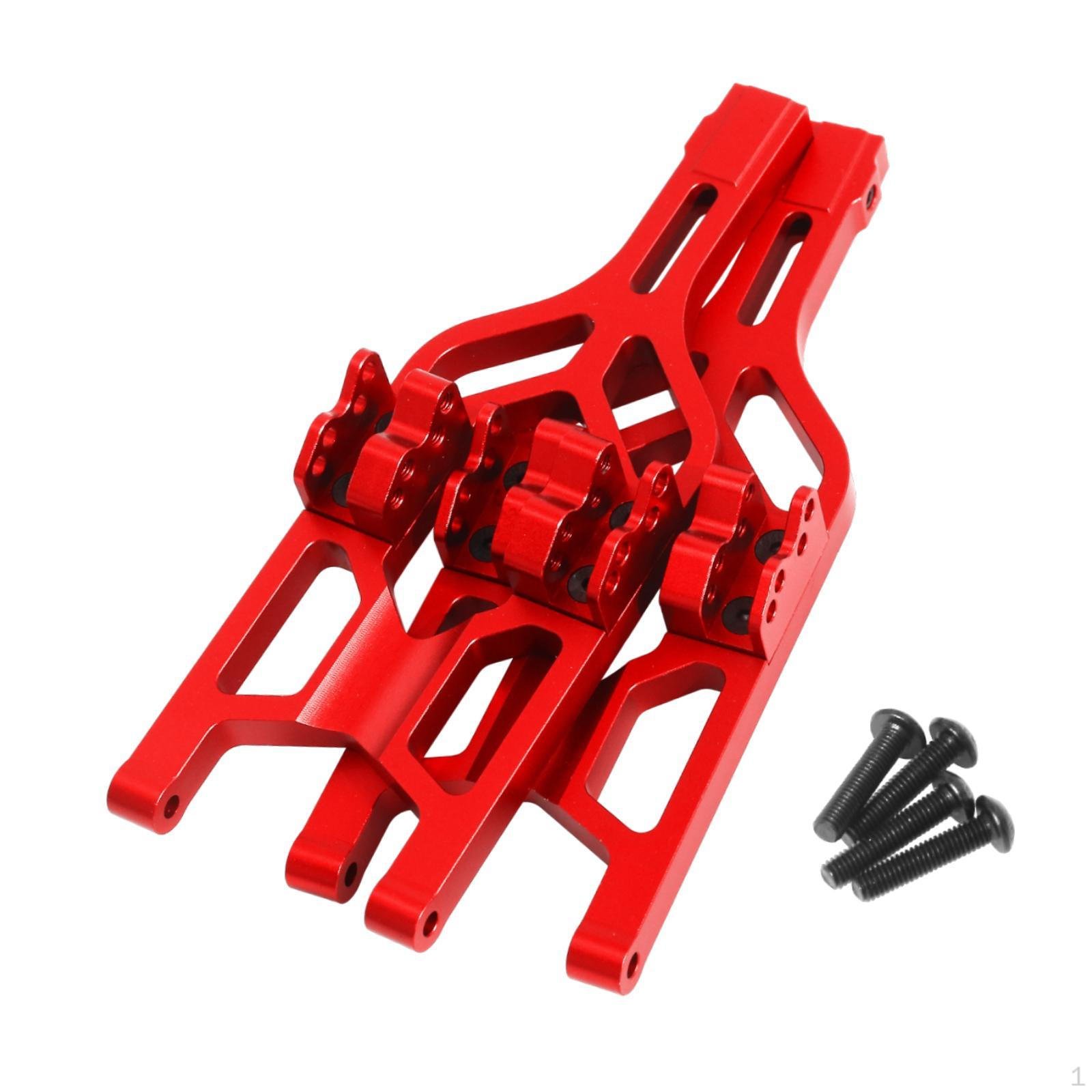 

2 Pieces 1/8 RC Car Upgrades Part Front Rear Lower Suspension Arms Professional Modification червоний