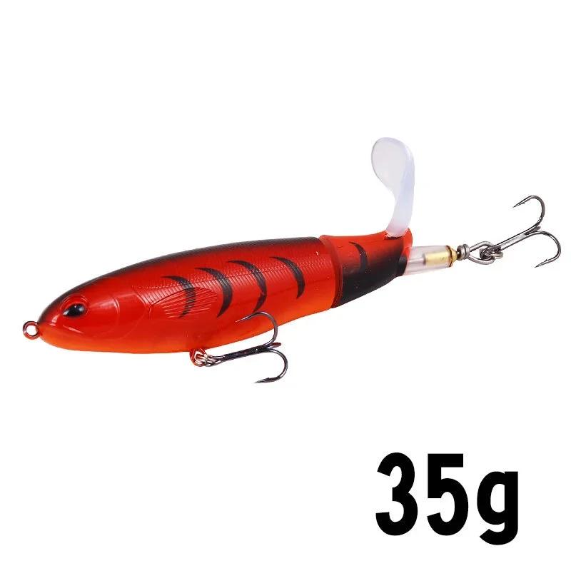 1Pc 14cm Wobbler Fishing Lure-topwater Fishing Lure with Propeller Tail-easy To Catch Catfish Pike Bass Soft Rotating Tail Bait