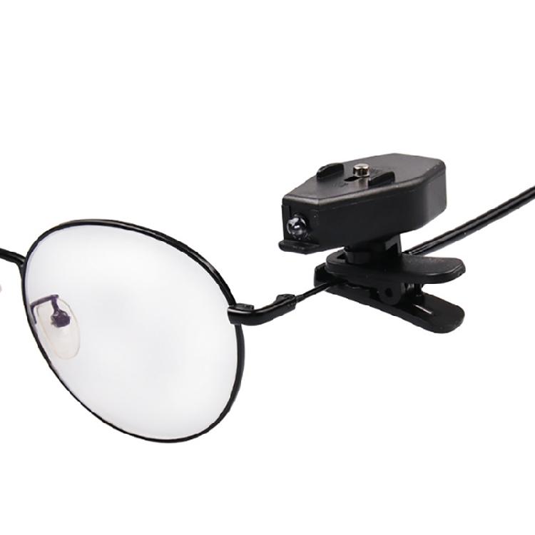 2Pcs Book Lamp Night Reading Fishing Adjusted Clip On Light Eyeglass Light