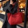 Stylish Comfortable and Versatile Texture Shoulder Bags for Women Large Storage Plaid Handle Bag Casual Simple Commuter Bag
