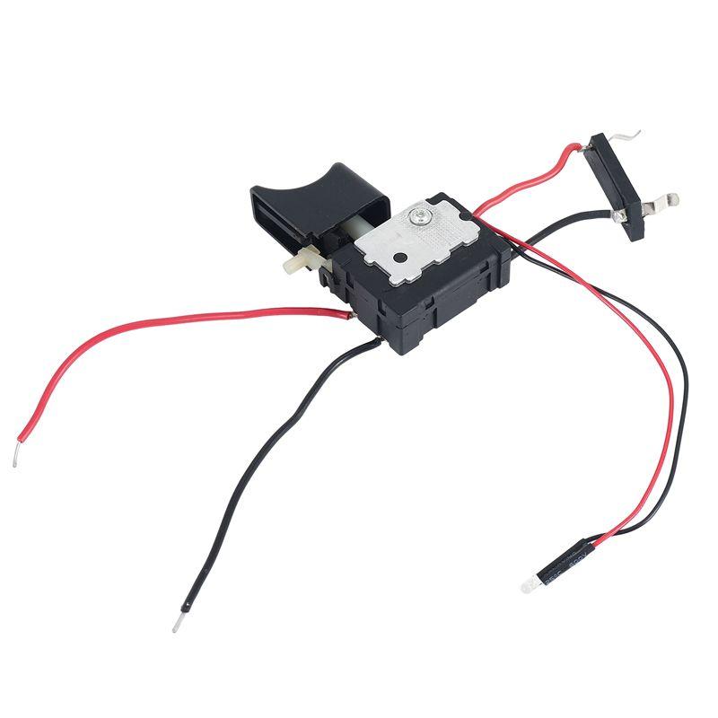 AEE2-DC 7.2 V - 24 V 16A Electric Drill Control Switch Cordless Trigger Switch With Small Light For Power Tool