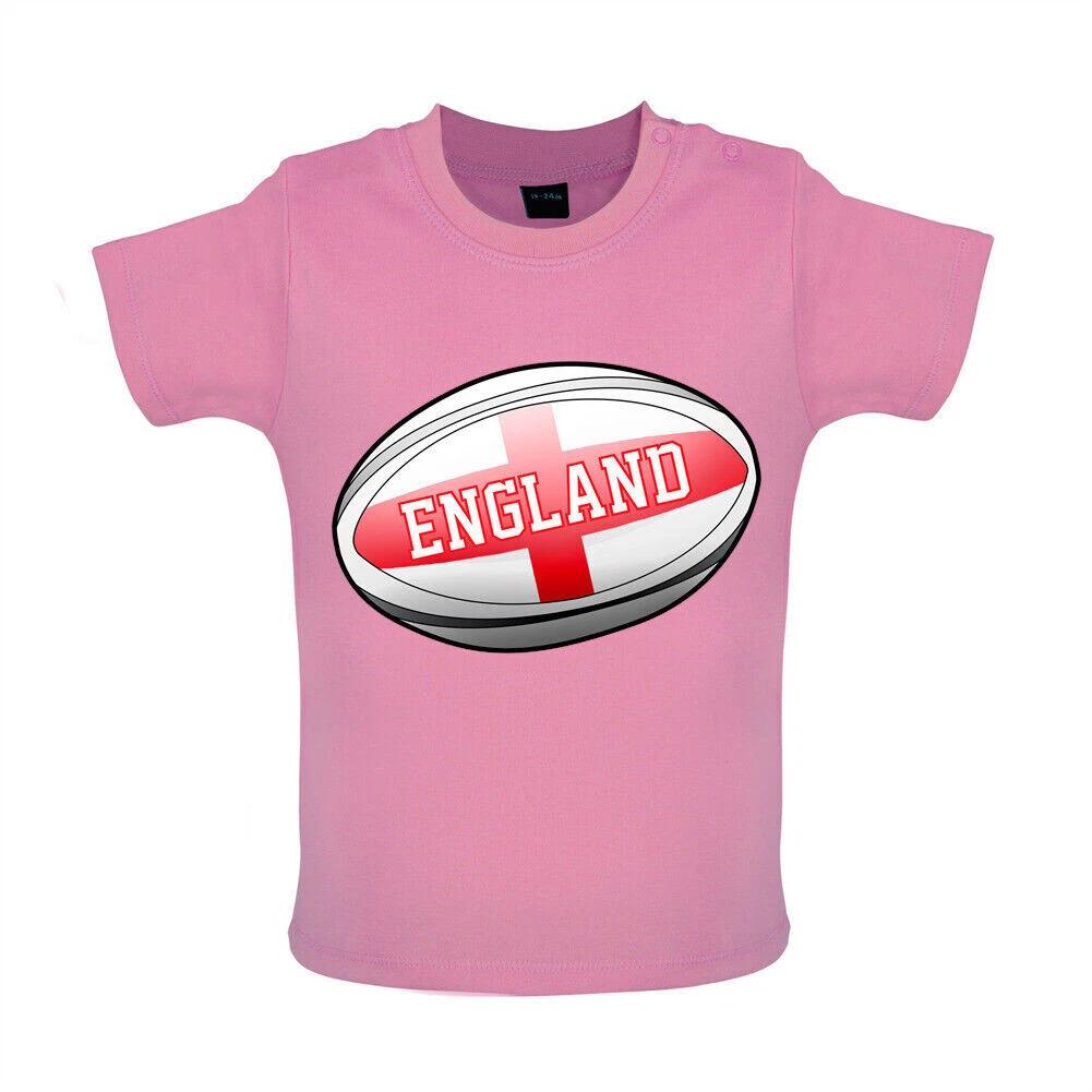 England Flag Rugby Ball - Bodysuit T-Shirt - 6 National Leagues Fan 100
