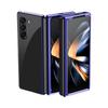 ZFold6 Clear Plating Phone Case Full Body Shockproof Cover Foldable 5G Phones With Stand