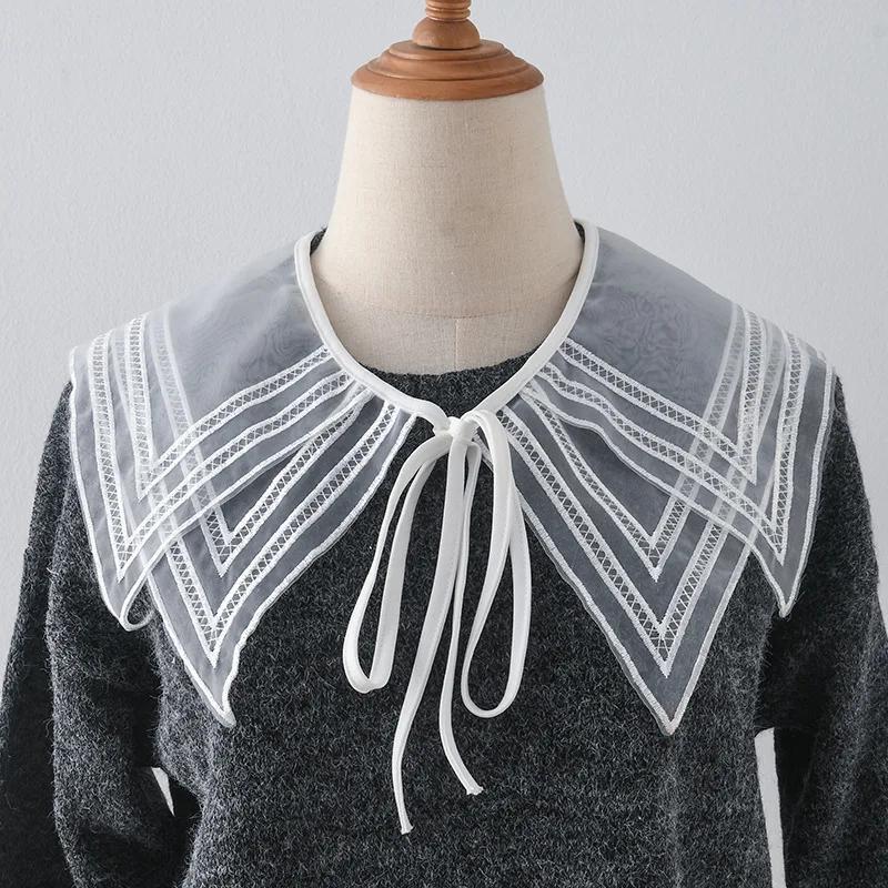 Perfect Match Shirt Detachable Collar Neckwear False Collar Fake Collar Shoulder Wraps Shawl Removable Blouse Tops Clothing Accessory