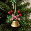 Christmas Decoration Christmas Tree Pendants Christmas Bells Twine Berry Accessories Christmas Tree Bow Bell Pendants