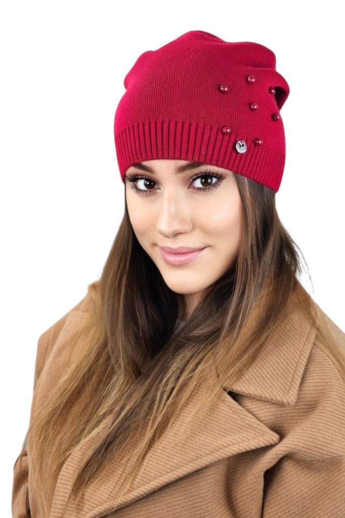 Winter Hat Calcite Kamea Color Red