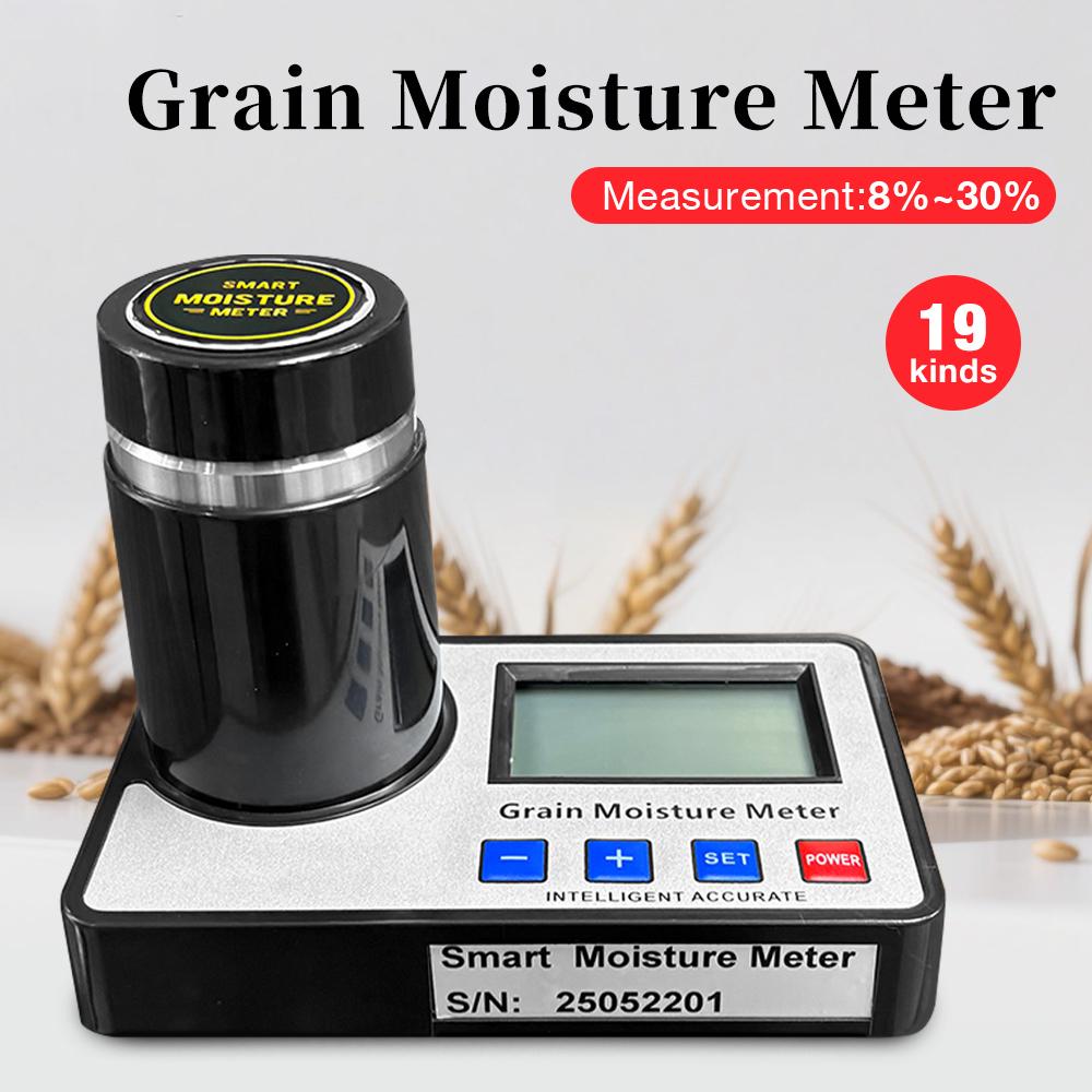 

Coffee Bean Grain Moisture Meter for 19 Kinds Grains Hygrometer Humidity Tester Damp Detector Wheat Rice Grain Moisture Detector