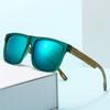 New Retro Uv Resistant Bamboo And Wood Sunglasses For Men Trendy And Versatile Sun Glasses Fashionable Sun Shading Glasses