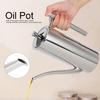 Stainless Steel Dustproof LeakagE Proof Oil Pot Bottle Container Seasoning Pot Kitchen Utensil(0.5L
