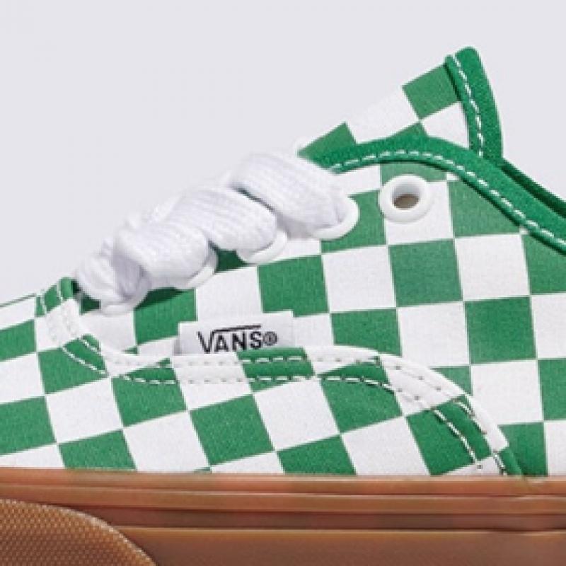 Vans Authentic   Fat Race Checker Green Vn000crtcx21