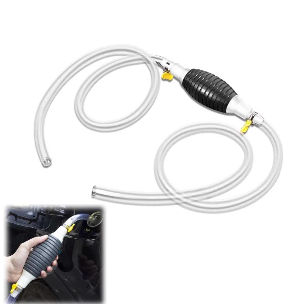 PVC Siphon Pump Thickened Fuel Transfer Pump Portable Liquid Siphon  For Gasoline Motor