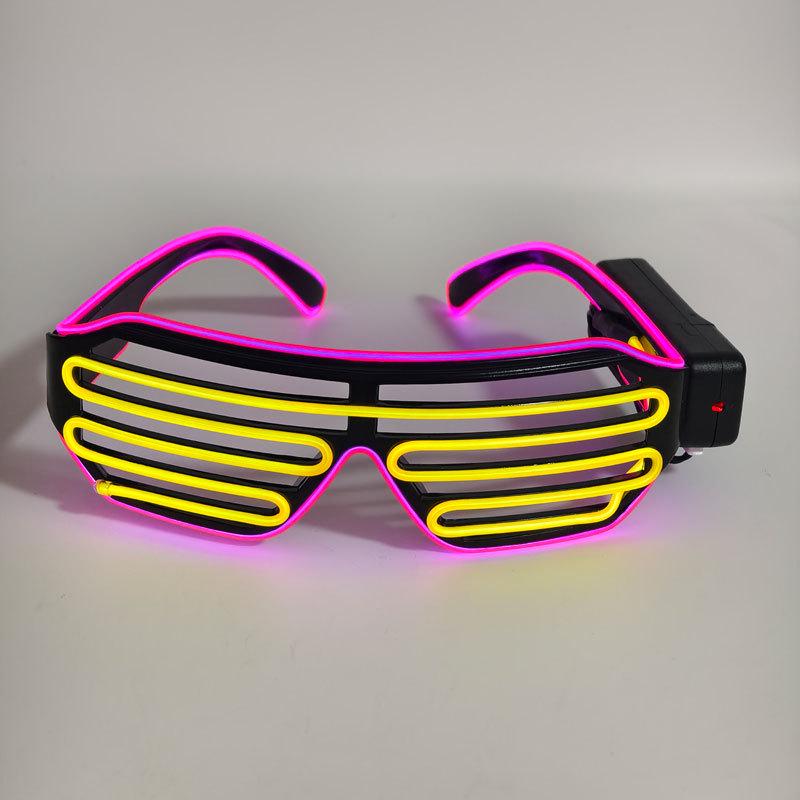 LED Party Blinds: Flashing Music Glasses for Clubbing and Atmosphere