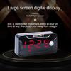 Digital Car Motorcycle Thermometer Voltmeter 3 In 1 Electronic Clock LED Watch