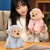 Cute Simulated Little Monkey Doll Plush Toy Lying Down Monkey Doll Children Soothing Rag Doll Birthday Gift