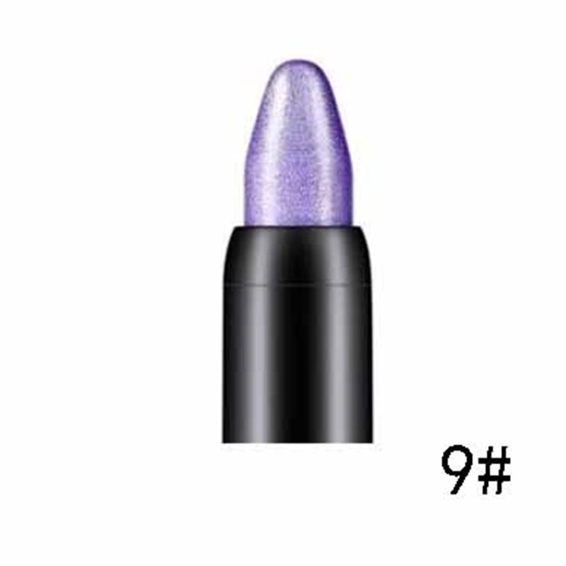 

Натуральные долговечные жемчужные тени для век, подводка для глаз, мерцающая палочка, ручка шелкопряда, женский косметический инструмент для макияжа, косметический карандаш для хайлайтеров 9