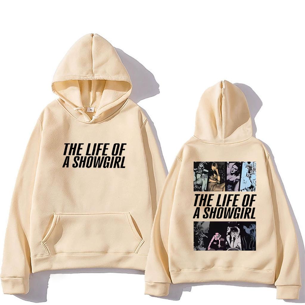 Album The Life of A Showgirl Men Women Hot Vintage Hoodie Hip Hop Streetwear Fashion Sweatshirts Autumn Winter Graphics Clothes