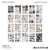 Infeel.Me Island Mountain Wind Series Sticker Book: DIY Journal Decoration - 4 Designs