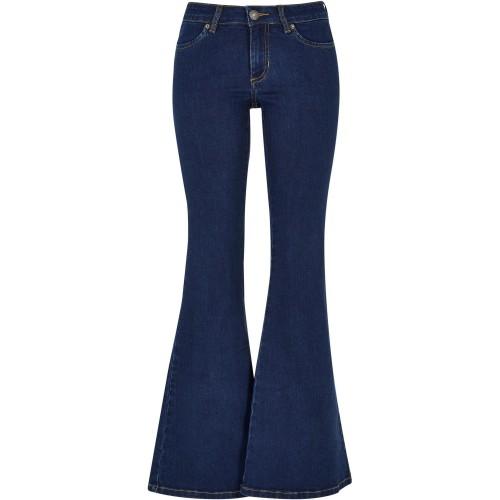 Urban Classics Womens/Ladies Organic Flared Low Rise Jeans
