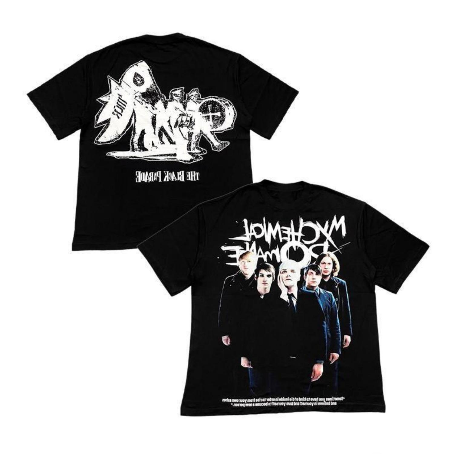 

My Chemical Romance Bands Black March Punkstyle Shortsleeved Tshirt S чёрный