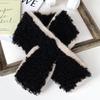Autumn and Winter Lamb Wool Scarf, Women's Double-sided Light Luxury Shawl, Cross-matching Fashion Scarf, Fur Collar