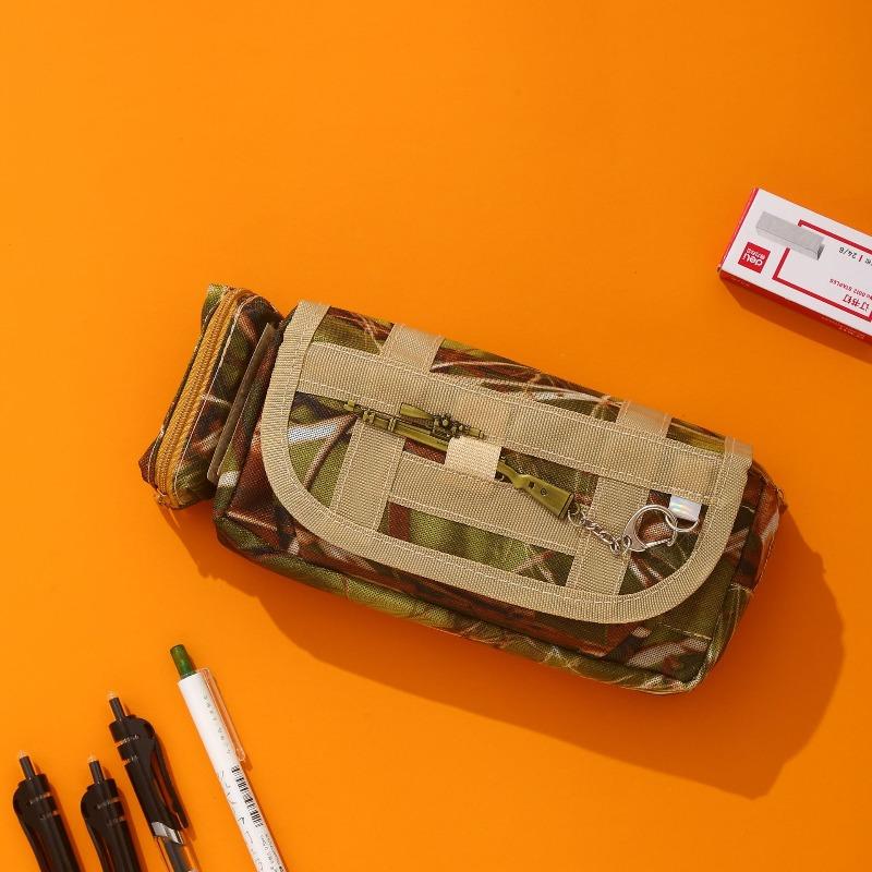 High Large Storage Tactical Small Tool Pouch Bag Marker Pen Case Stationery Bag Travel Holder School College Office Organizer