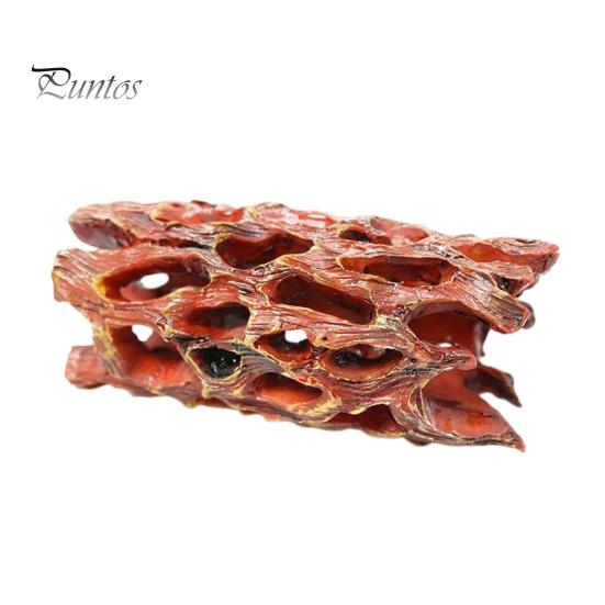 Safe Fish Tank Cave Aquarium Shrimp Cave, Artificial Tree Trunk Hide, Easy Clean Decor Hideout, Realistic for Betta Hiding And Resting Natural