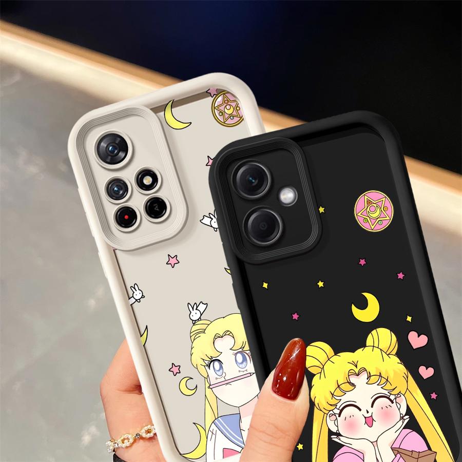 Phone Case for Xiaomi Redmi Note 11s 13 14 Pro Plus 12s 10 11 12 Pro Soft Cover Sailor Moon