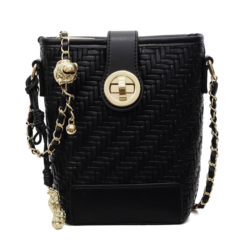 Popular small bag women's summer new versatile chain messenger bag casual bucket bag