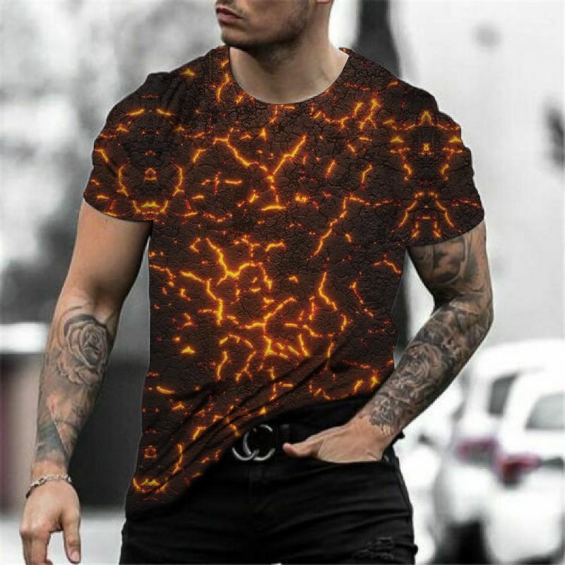New Fashion Men Viking Tattoo Art T Shirt 3D Print T-shirts Short Sleeve Casual Tops