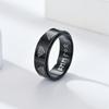 Anelli Rotanti in Acciaio Inossidabile per Uomo Donna Vintage Odin Norreno Vichingo Amuleto Anelli con Rune Gioielli Fidget Rotanti