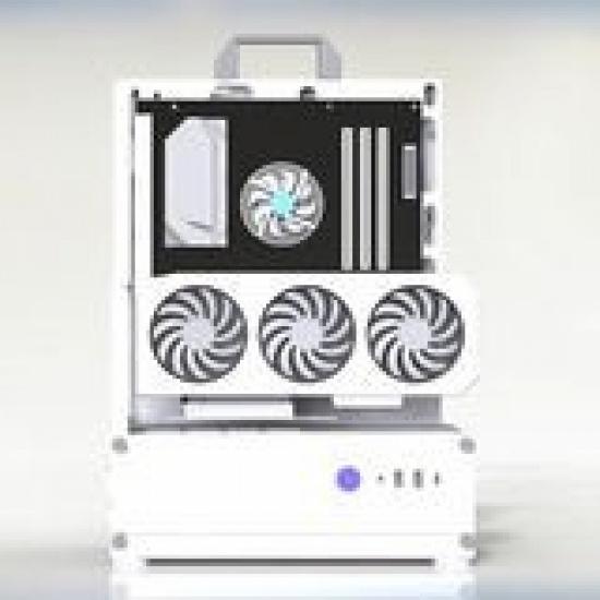 Open Chassis0/360Water-cooled and Air-cooled Rack ATX/MATX Graphics Card Vertical Mounting Desktop Host Small Chassis