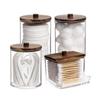 Multi-Purpose Transparent Cosmetic Cotton Cotton Buds Storage Boxes Toothpicks Dustproof Storage Box Portable Visible Dispenser